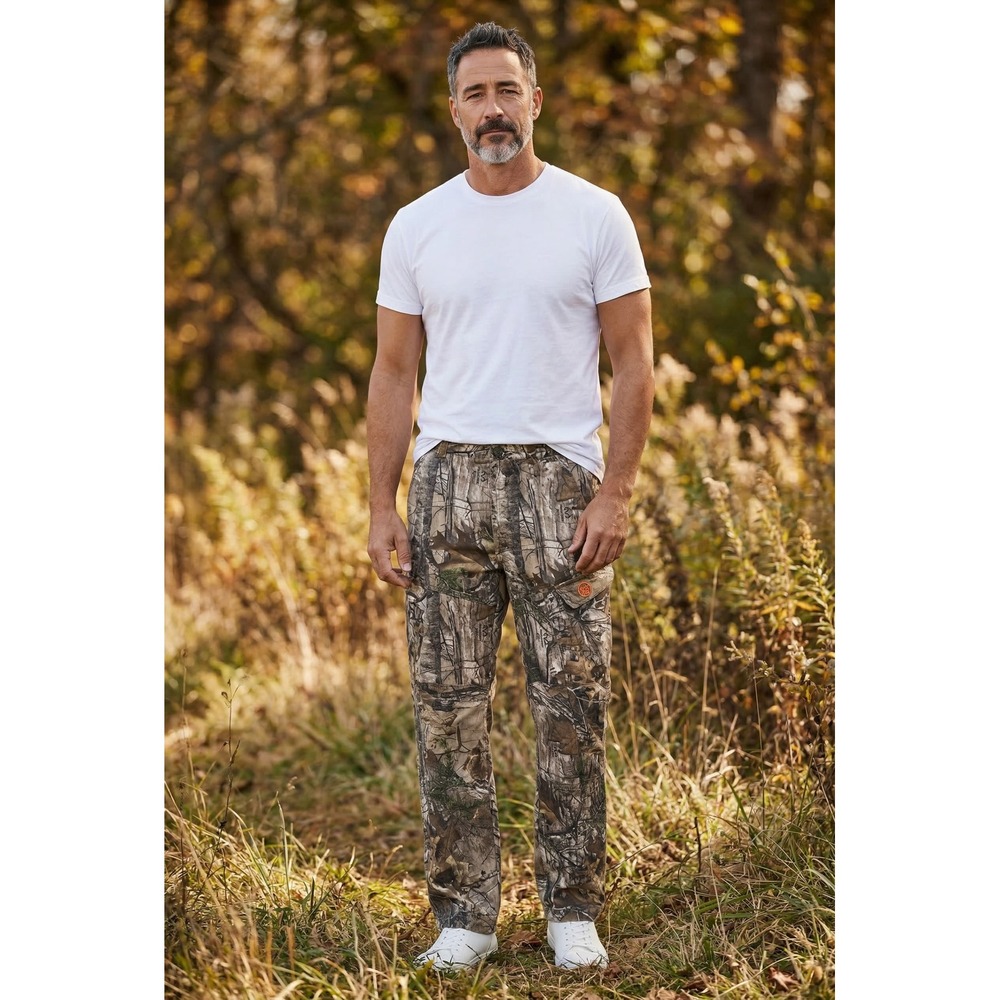 Game Winner Mens Realtree Edge‎ Camo Hunting Cargo Pants Size M 32-34 Brown